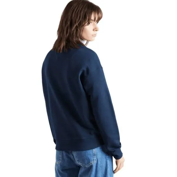 Tommy Hilfiger - Γυναικείο Φούτερ Badge Loose Fit DW0DW17325-C1G Μπλε Σκούρο DW0DW17325-C1G