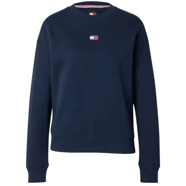 Tommy Hilfiger - Γυναικείο Φούτερ Badge Loose Fit DW0DW17325-C1G Μπλε Σκούρο DW0DW17325-C1G