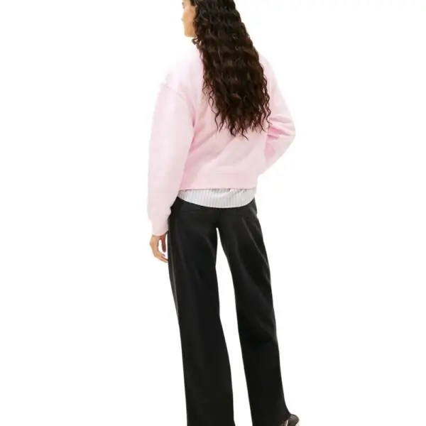 Tommy Hilfiger - Γυναικείο Φούτερ Badge Loose Fit DW0DW17325-TOG Ροζ DW0DW17325-TOG