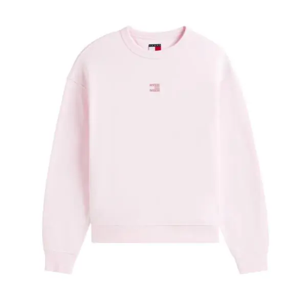 Tommy Hilfiger - Γυναικείο Φούτερ Badge Loose Fit DW0DW17325-TOG Ροζ DW0DW17325-TOG