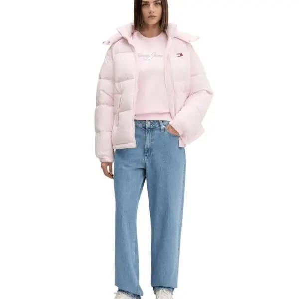 Tommy Hilfiger - Γυναικείο Φούτερ Tjw Essential Logo Regular Fit DW0DW21922-TOG Ροζ DW0DW21922-TOG