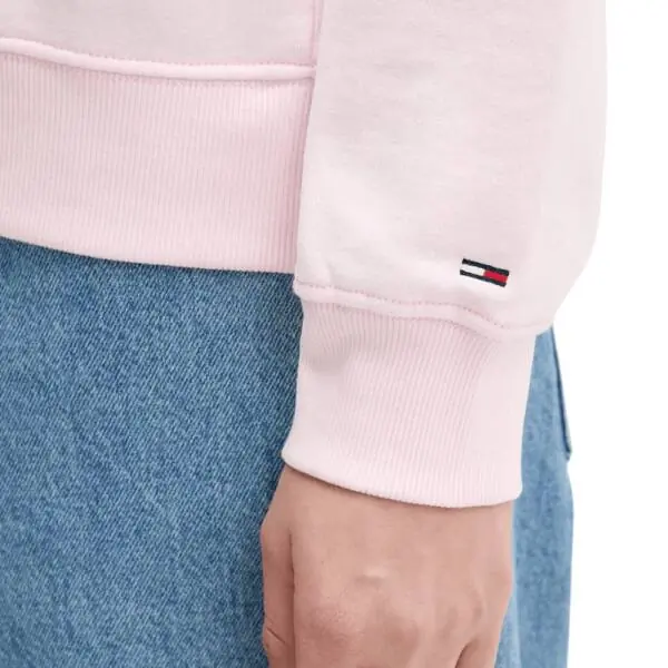 Tommy Hilfiger - Γυναικείο Φούτερ Tjw Essential Logo Regular Fit DW0DW21922-TOG Ροζ DW0DW21922-TOG