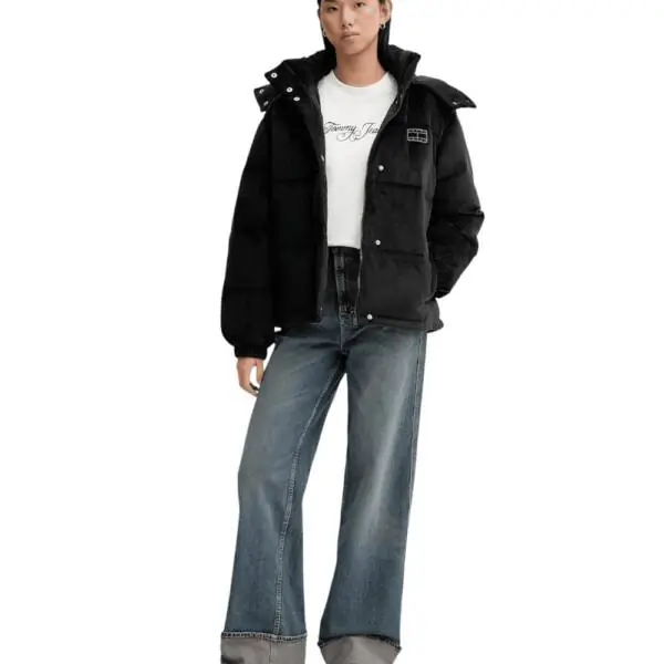 Tommy Hilfiger - Γυναικείο Φούτερ Tjw Essential Logo Regular Fit DW0DW21922-YBL Λευκό DW0DW21922-YBL