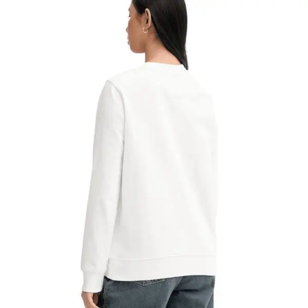 Tommy Hilfiger - Γυναικείο Φούτερ Tjw Essential Logo Regular Fit DW0DW21922-YBL Λευκό DW0DW21922-YBL