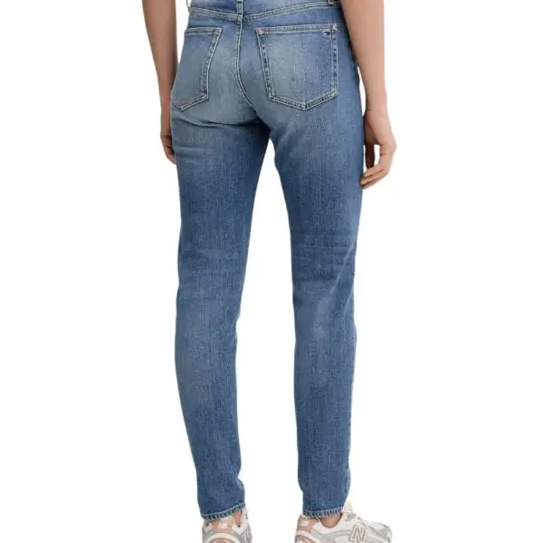 Tommy Hilfiger - Γυναικείο Ψηλόμεσο Παντελόνι Lucy Slim Fit DW0DW22434-1A5 Μπλε DW0DW22434-1A5