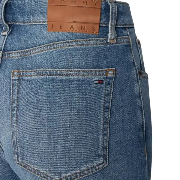 Tommy Hilfiger - Γυναικείο Ψηλόμεσο Παντελόνι Lucy Slim Fit DW0DW22434-1A5 Μπλε DW0DW22434-1A5