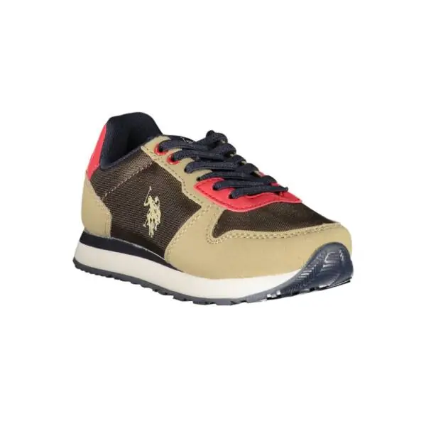 U.S. Polo Assn. - Παιδικά Sneakers Casual NOBIK011/KCNH1-BRWBEI01 Καφέ NOBIK011/KCNH1-BRWBEI01