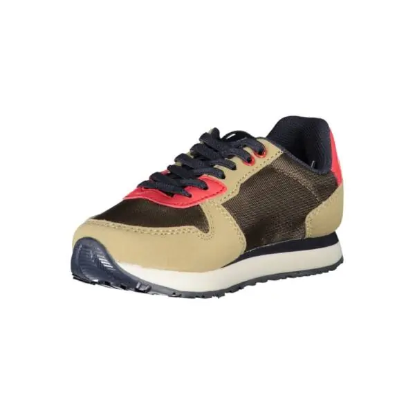 U.S. Polo Assn. - Παιδικά Sneakers Casual NOBIK011/KCNH1-BRWBEI01 Καφέ NOBIK011/KCNH1-BRWBEI01