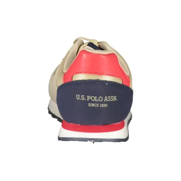 U.S. Polo Assn. - Παιδικά Sneakers Casual NOBIK011/KCNH1-LBE001 Μπεζ NOBIK011/KCNH1-LBE001