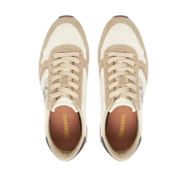 Blauer - Γυναικεία Sneakers Millen 03 Nyg F5MILLEN03NYG-CREMAU Μπεζ F5MILLEN03NYG-CREMAU