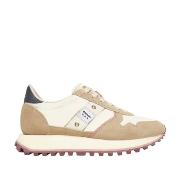 Blauer - Γυναικεία Sneakers Millen 03 Nyg F5MILLEN03NYG-CREMAU Μπεζ
