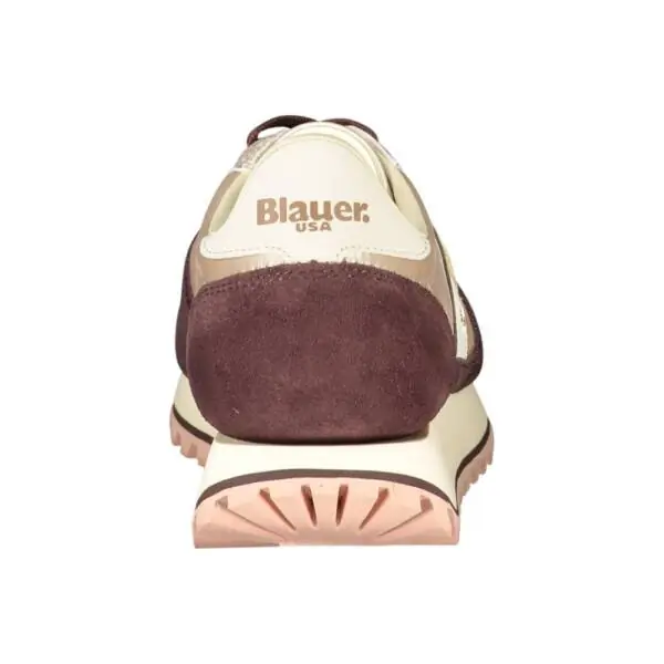 Blauer - Γυναικεία Sneakers Millen 03 Nys F5MILLEN03NYS-BDXTAU Μπεζ/Μπορντό F5MILLEN03NYS-BDXTAU