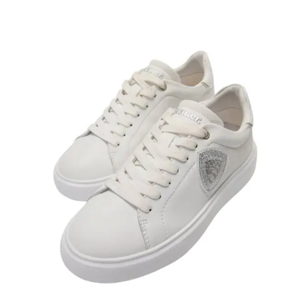 Blauer - Γυναικεία Sneakers Venus 01 Lea S5VENUS01LEA-WHI Λευκό S5VENUS01LEA-WHI