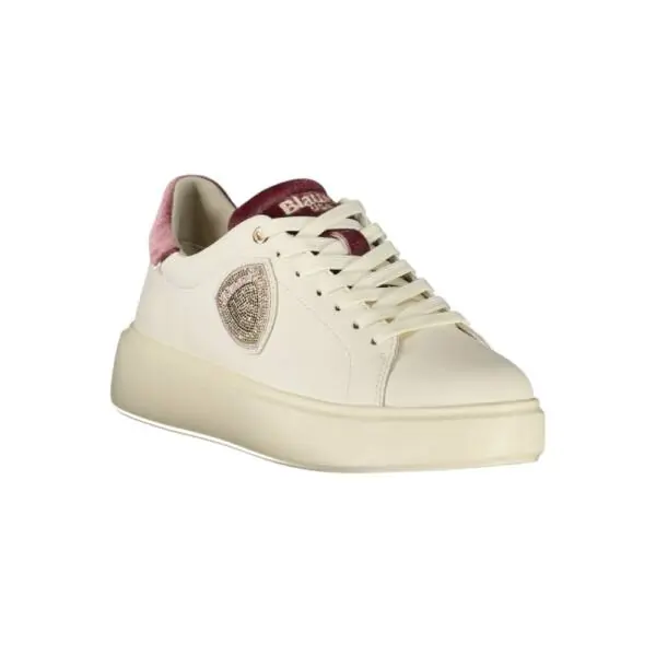 Blauer - Γυναικεία Sneakers Venus 01 Vel F5VENUS01VEL-OLD Λευκό/Ροζ F5VENUS01VEL-OLD