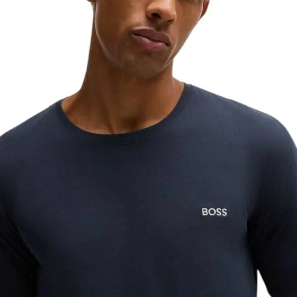 Boss - Ανδρική Μακρυμάνικη Μπλούζα Mix & Match 50515390-403 Μπλε 50515390-403