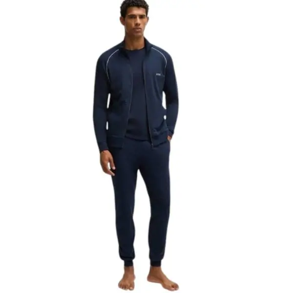 Boss - Ανδρική Μακρυμάνικη Μπλούζα Mix & Match 50515390-403 Μπλε 50515390-403