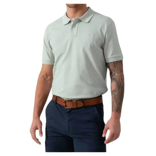 Boss - Ανδρικό Polo T-shirt Passenger Slim Fit 50507803-043 Πράσινο Ανοιχτό 50507803-043