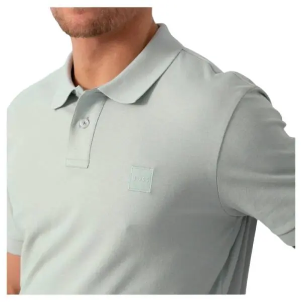 Boss - Ανδρικό Polo T-shirt Passenger Slim Fit 50507803-043 Πράσινο Ανοιχτό 50507803-043