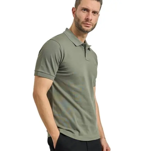 Boss - Ανδρικό Polo T-shirt Passenger Slim Fit 50507803-076 Λαδί 50507803-076