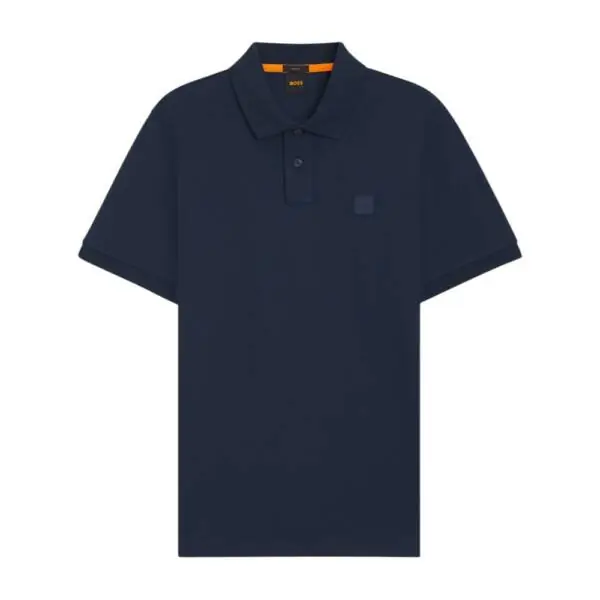 Boss - Ανδρικό Polo T-shirt Passenger Slim Fit 50507803-464 Μπλε Ναυτικό 50507803-464