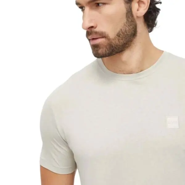 Boss - Ανδρικό T-shirt Orange San Jared-C Tales 50508584-070 Μπεζ 50508584-070