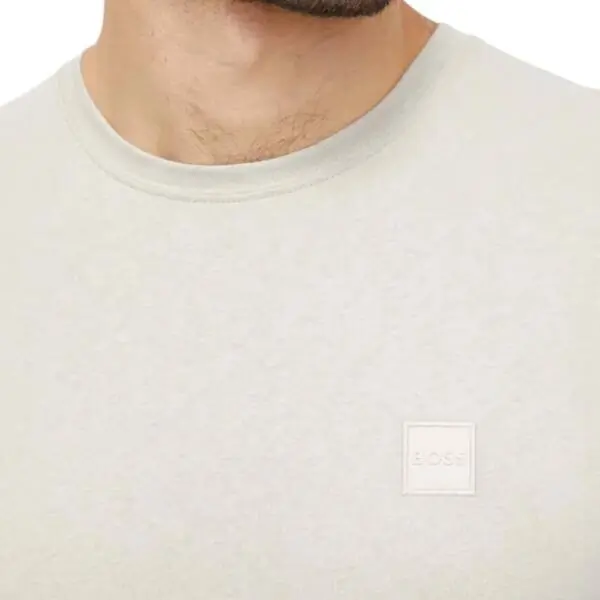 Boss - Ανδρικό T-shirt Orange San Jared-C Tales 50508584-070 Μπεζ 50508584-070