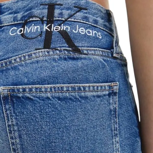 Calvin Klein - Γυναικείο Τζιν High Rise Heritage Mom Tapered Fit J20J220194-U1BJ Μπλε J20J220194-U1BJ