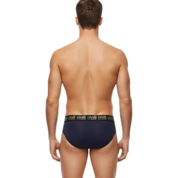 Cavalli Class - Ανδρικά Εσώρουχα Σλιπ 2Pack QXO01DJD003-04926 Μπλε QXO01DJD003-04926