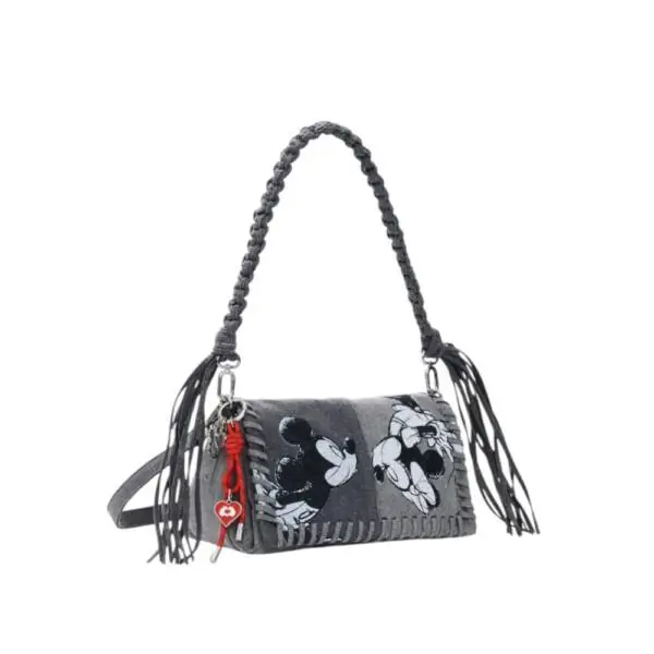 Desigual - Γυναικεία Τσάντα Mickey Kiss Naron 26SAXD18-2060 Γκρι 26SAXD18-2060