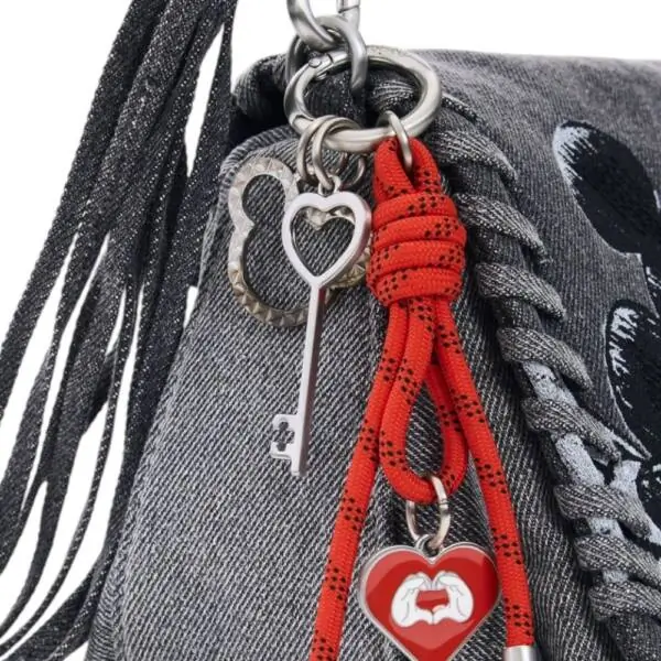 Desigual - Γυναικεία Τσάντα Mickey Kiss Naron 26SAXD18-2060 Γκρι 26SAXD18-2060