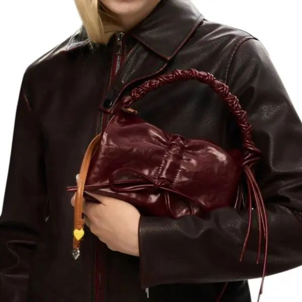 Desigual - Γυναικεία Τσάντα Ώμου Rodio Naron Mini 26SAXP91-3032 Βυσσινί 26SAXP91-3032