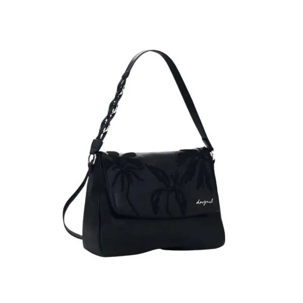 Desigual - Γυναικεία Τσάντα Ώμου Back_Mirenis Posadas 26SAKP31-2000 Μαύρο 26SAKP31-2000
