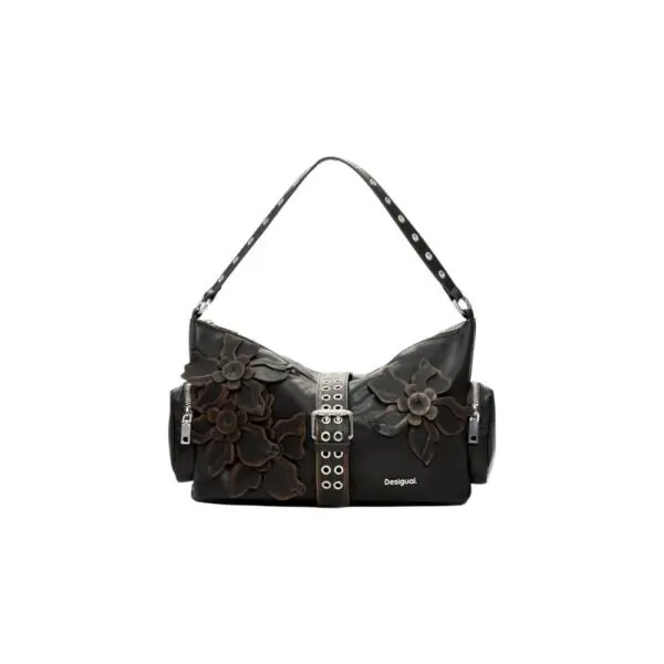 Desigual - Γυναικεία Τσάντα Ώμου Curio Choco New Banana 26SAXP98-6009 Καφέ