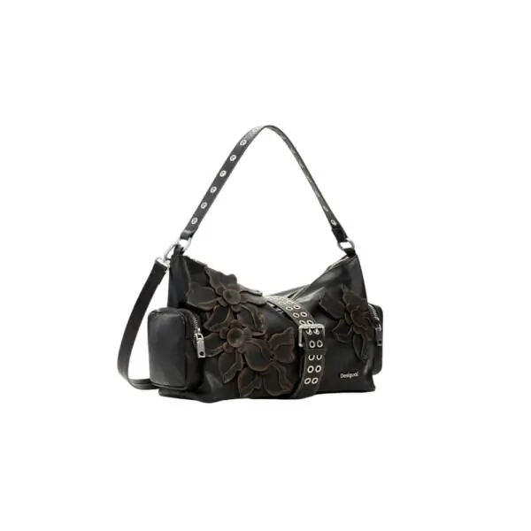 Desigual - Γυναικεία Τσάντα Ώμου Curio Choco New Banana 26SAXP98-6009 Καφέ 26SAXP98-6009