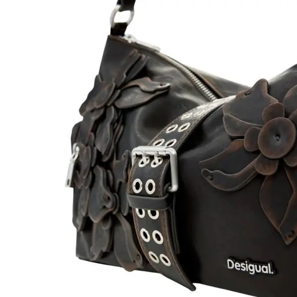 Desigual - Γυναικεία Τσάντα Ώμου Curio Choco New Banana 26SAXP98-6009 Καφέ 26SAXP98-6009