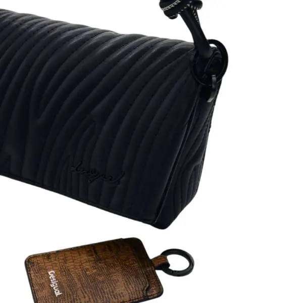 Desigual - Γυναικεία Τσάντα Ώμου Helium Trokel 26SAXPBA-2000 Μαύρο 26SAXPBA-2000