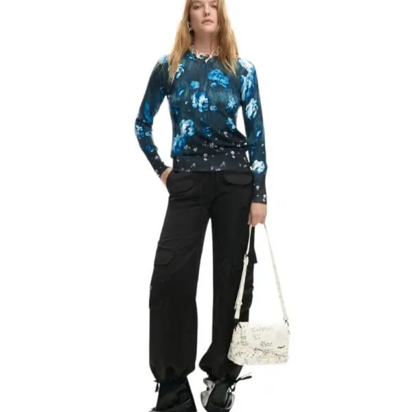 Desigual - Γυναικεία Τσάντα Ώμου Indio Phuket Mini Soft 26SAXPAJ-1008 Λευκό 26SAXPAJ-1008