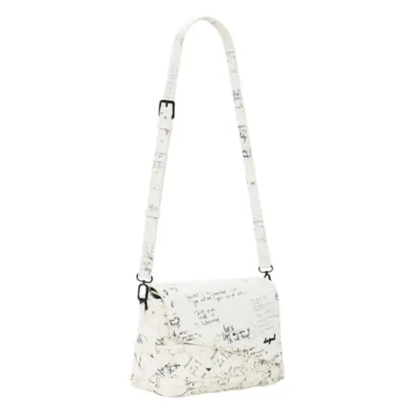 Desigual - Γυναικεία Τσάντα Ώμου Indio Phuket Mini Soft 26SAXPAJ-1008 Λευκό 26SAXPAJ-1008