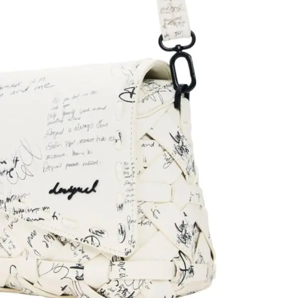 Desigual - Γυναικεία Τσάντα Ώμου Indio Phuket Mini Soft 26SAXPAJ-1008 Λευκό 26SAXPAJ-1008