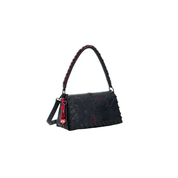 Desigual - Γυναικεία Τσάντα Ώμου Medium Bag Mickey™ 26SAXP85-2000 Μαύρο 26SAXP85-2000