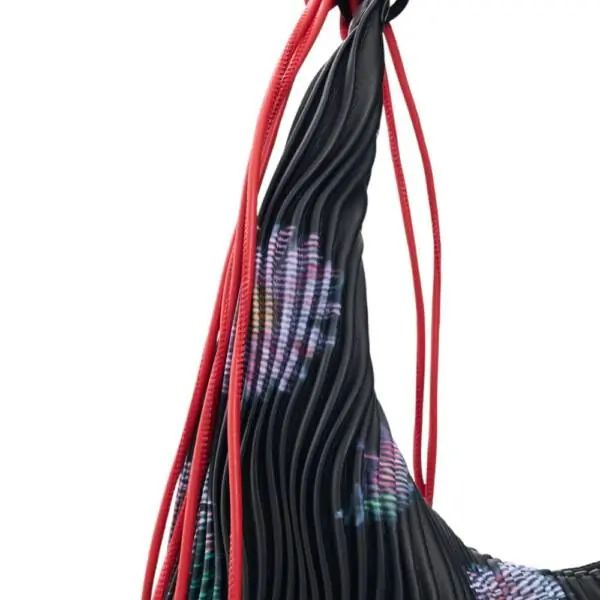 Desigual - Γυναικεία Τσάντα Ώμου Medium Oval Textured Bag / Xenon Samara 26SAXP57-2000 Μαύρο 26SAXP57-2000