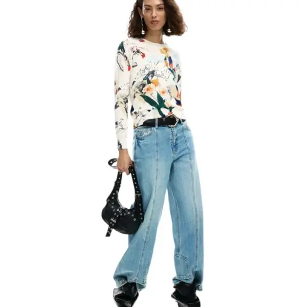 Desigual - Γυναικεία Τσάντα Ώμου Moonstone Margot Mini 26SAXP37-2000 Μαύρο 26SAXP37-2000