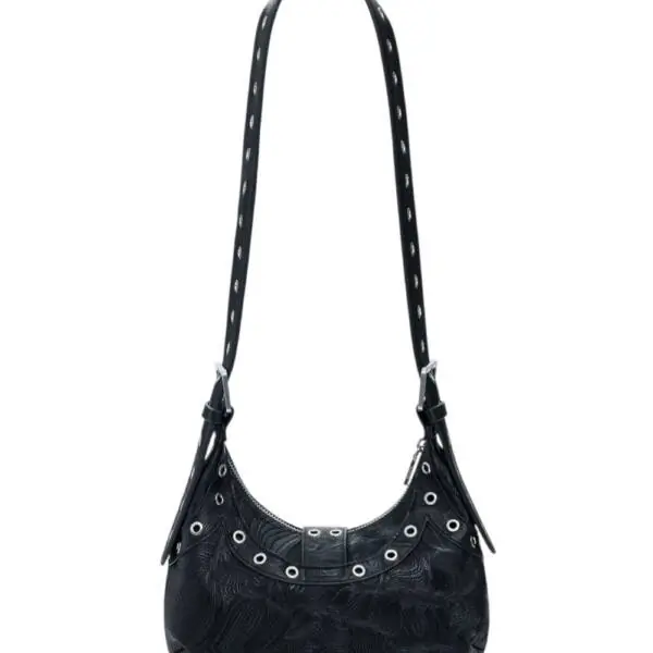 Desigual - Γυναικεία Τσάντα Ώμου Moonstone Margot Mini 26SAXP37-2000 Μαύρο 26SAXP37-2000