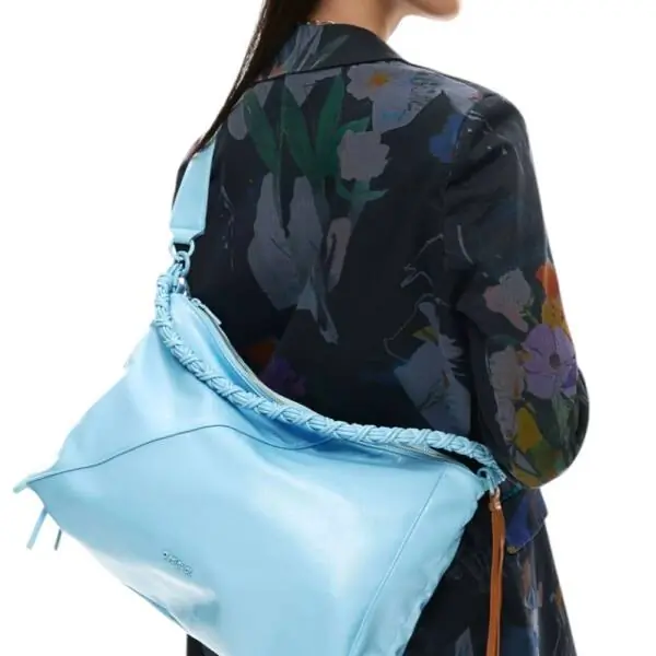 Desigual - Γυναικεία Τσάντα Ώμου Rodio Leiria 26SAXPBP-5048 Γαλάζιο 26SAXPBP-5048