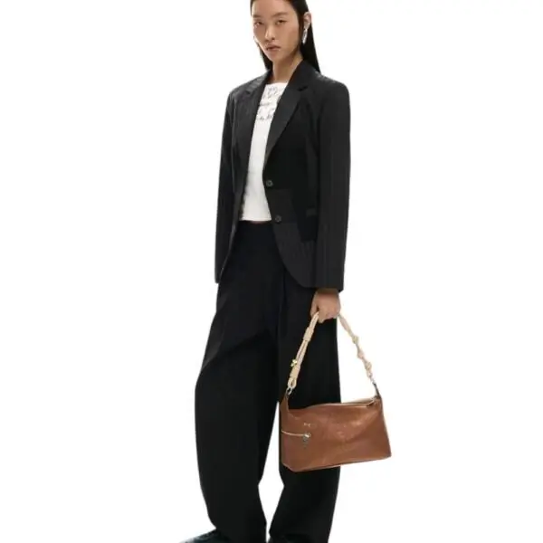 Desigual - Γυναικεία Τσάντα Ώμου Sierra Huntington 26SAXPB6-6011 Καφέ 26SAXPB6-6011