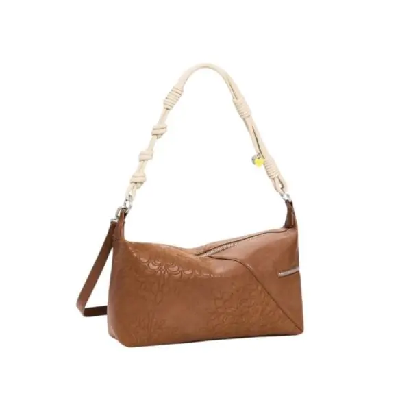 Desigual - Γυναικεία Τσάντα Ώμου Sierra Huntington 26SAXPB6-6011 Καφέ 26SAXPB6-6011