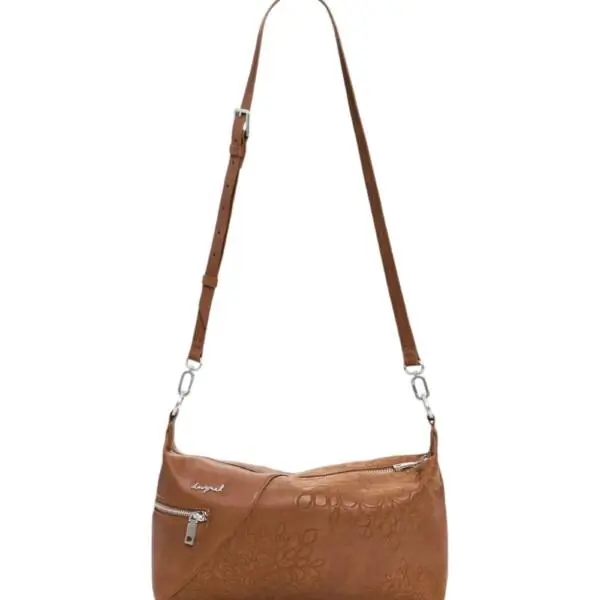 Desigual - Γυναικεία Τσάντα Ώμου Sierra Huntington 26SAXPB6-6011 Καφέ