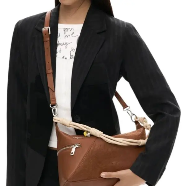 Desigual - Γυναικεία Τσάντα Ώμου Sierra Huntington 26SAXPB6-6011 Καφέ 26SAXPB6-6011