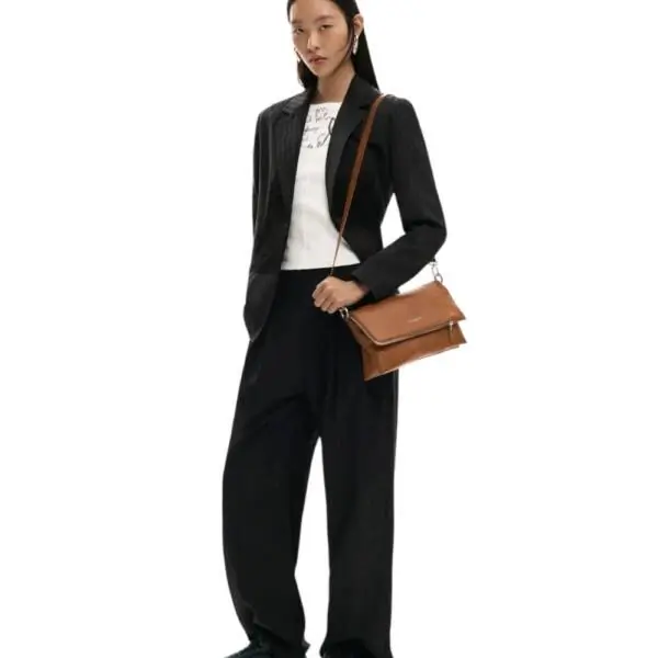 Desigual - Γυναικεία Τσάντα Ώμου Sierra Murano 26SAXPB8-6011 Καφέ 26SAXPB8-6011