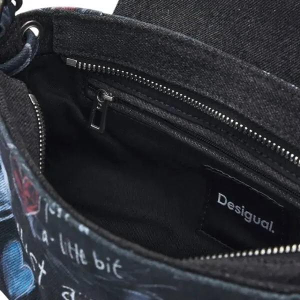 Desigual - Γυναικεία Τσάντα Ώμου Stacatto 26SAXA57-9019 Μαύρο/ Πολύχρωμο 26SAXA57-9019